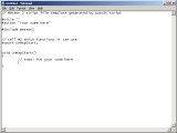 Meteor 2 Script File Generator screen shot - click to view file details